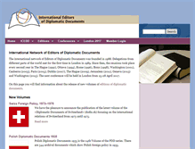 Tablet Screenshot of diplomatic-documents.org